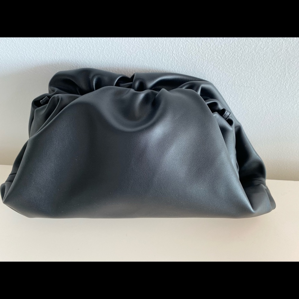 Vegan leather pouch purse